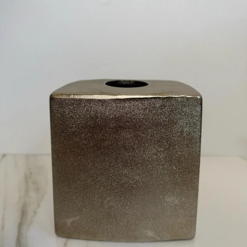 Saturday Knight Ltd Tissue Box Metallic Leaf Tree Branch Design Ceramic‎
